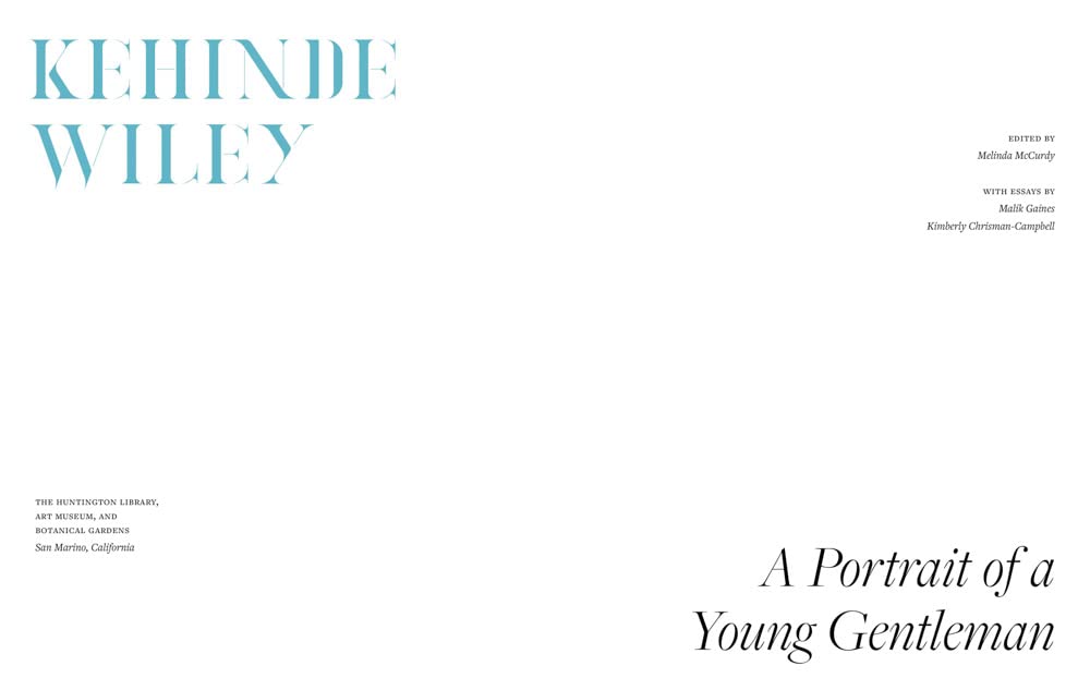 Kehinde Wiley: A Portrait of a Young Gentleman