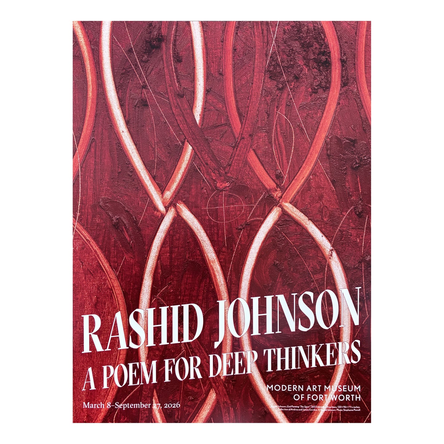 God Painting "The Spirit" by Rashid Johnson: Exhibition Poster Print