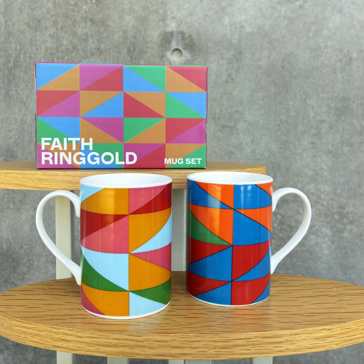 Windows of the Wedding Mug Set x Faith Ringgold