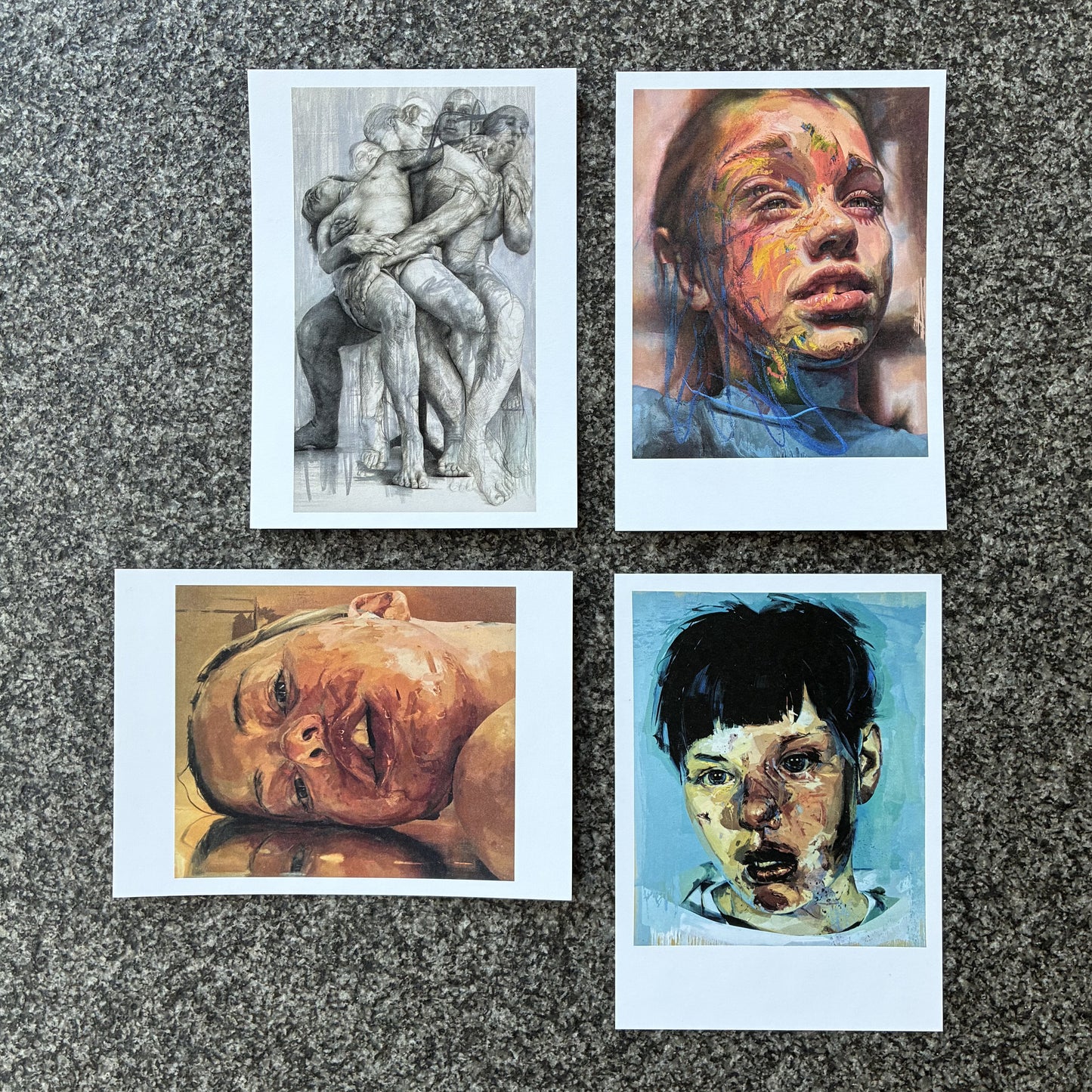 Jenny Saville Postcard Collection, Set of 4