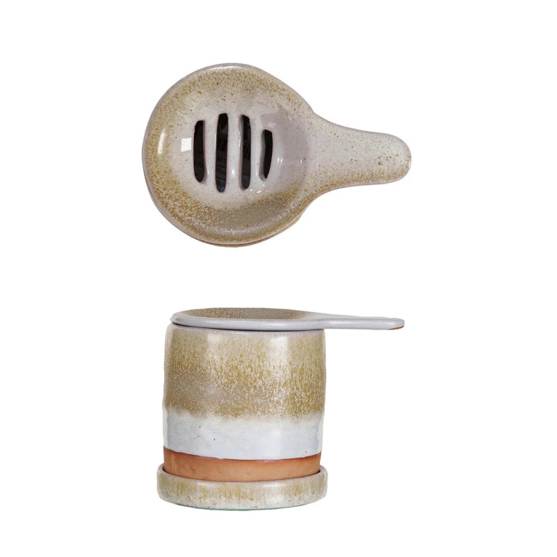 Pour Over Tea For One w/ Cup & Saucer