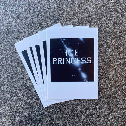 Edward Ruscha postcard "Ice Princess", Set of Five