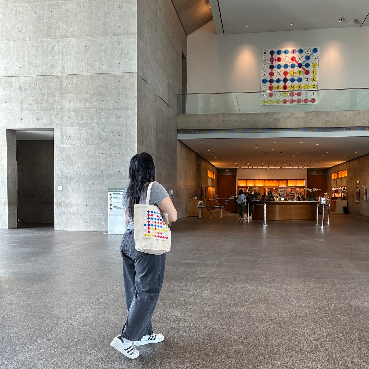 Alex Da Corte Tote Bag - "Soup of Letters"