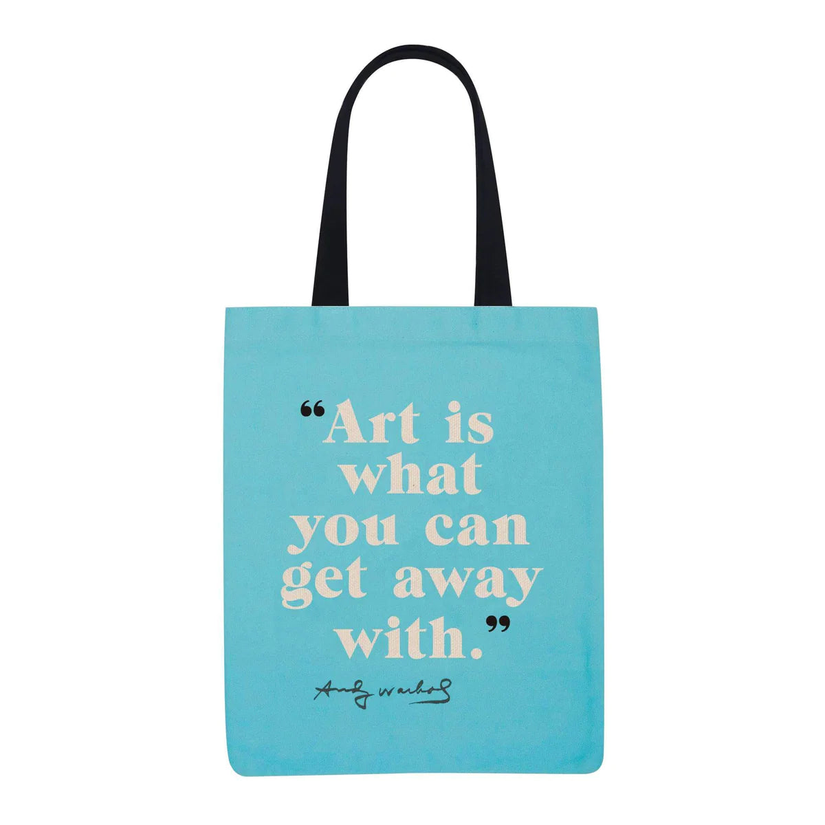 Andy Warhol Tote Bag - Poppies, Blue