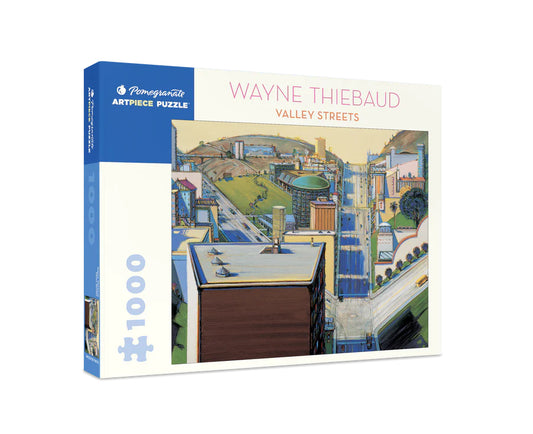 Wayne Thiebaud: Valley Streets 1000-Piece Jigsaw Puzzle