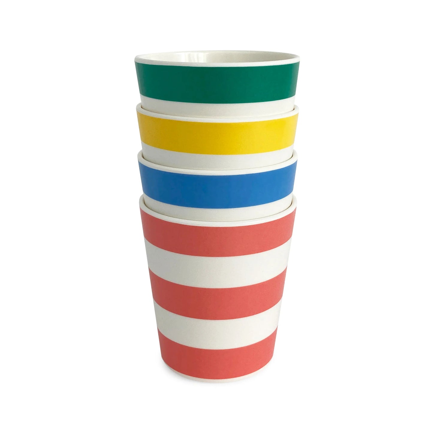 Bamboo Colorful Striped Dinnerware - Set of 4 - Tumbler