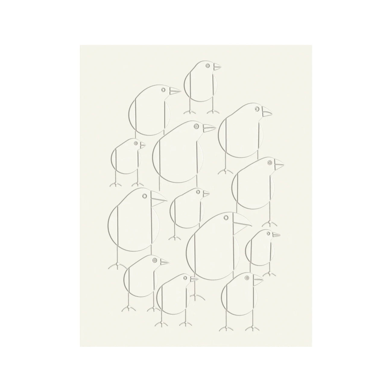 Charley Harper: Birds Embossed Boxed Notecard Assortment