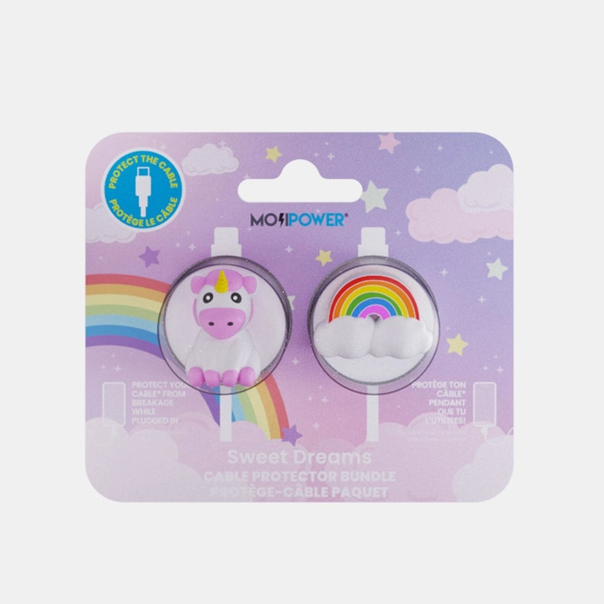 Moji Unicorn Cable Protector, Set of two