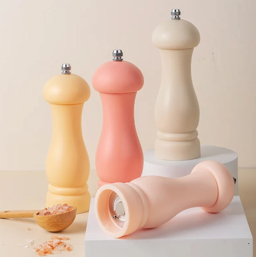 Refillable Morandi Color Salt and Pepper Mills
