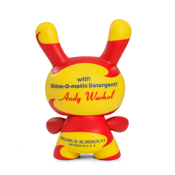 Andy Warhol 8" Masterpiece Vinyl Yellow Brillo Box Dunny - Limited Edition of 300