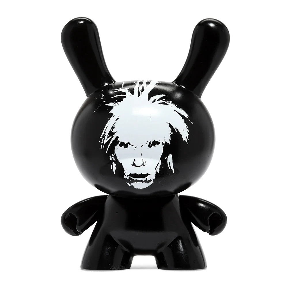 Andy Warhol Fright Wig Self-Portrait 8" Masterpiece Dunny - Monochrome Edition