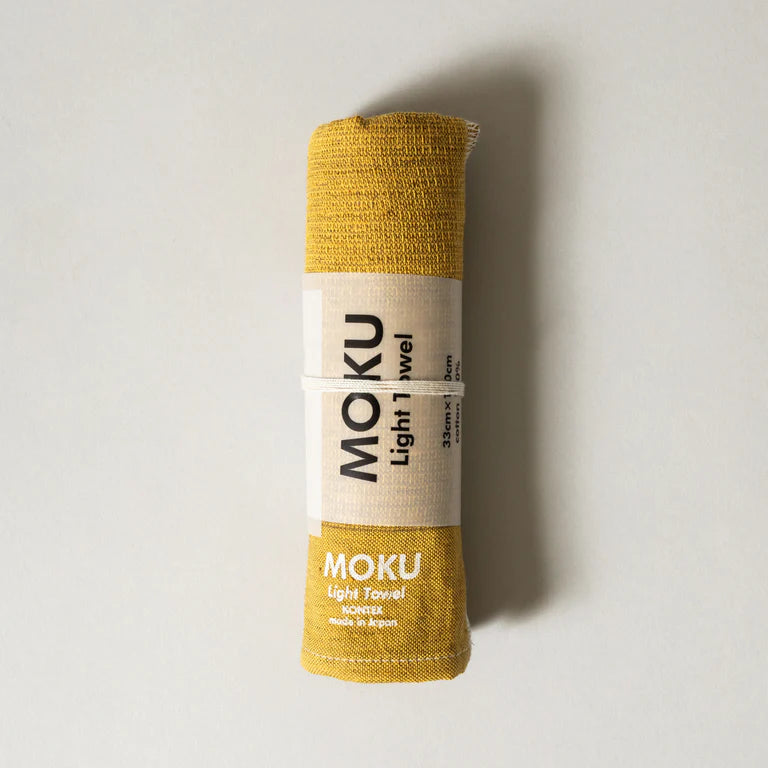 Moku Light Towel, Mustard