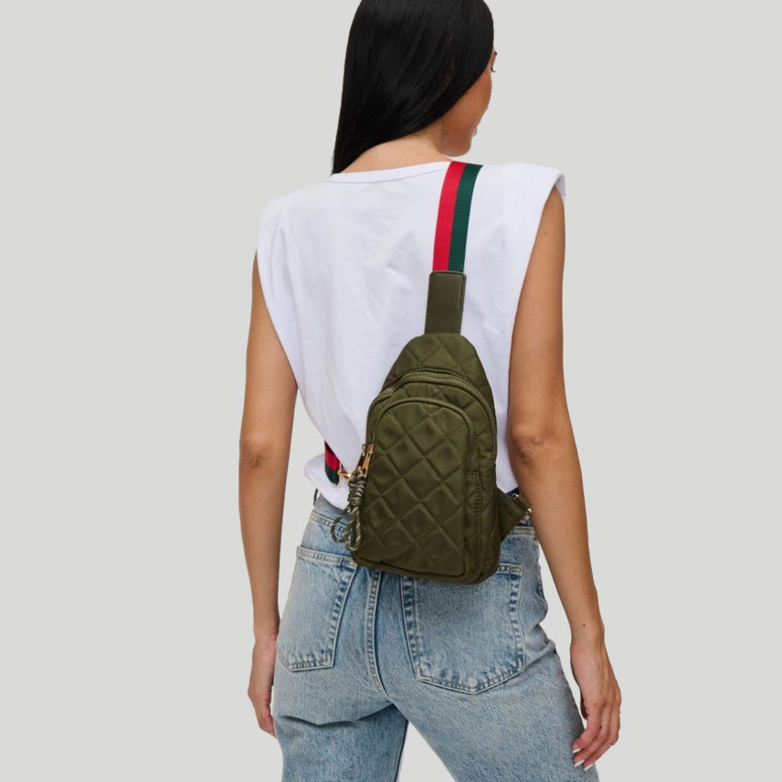 Ace Quilted Sling Backpack