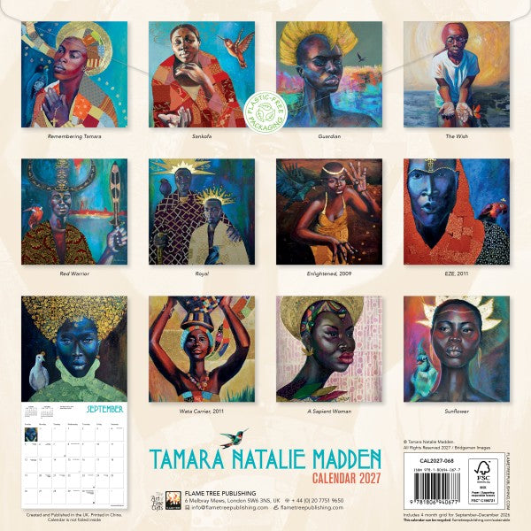 Tamara Natalie Madden 2027 Wall Calendar