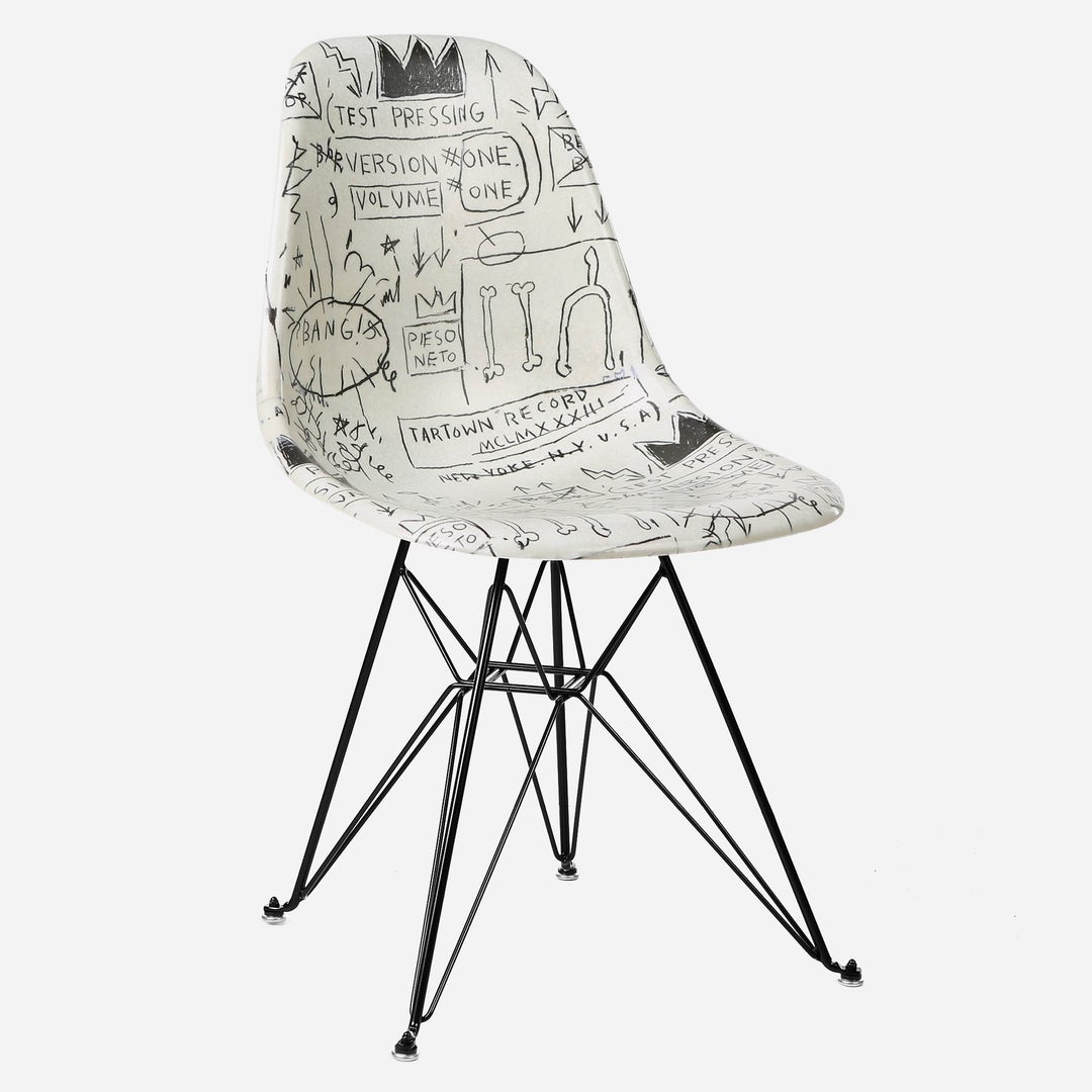 Jean-Michel Basquiat Case Study® Furniture Side Shell Eiffel Chair - Record