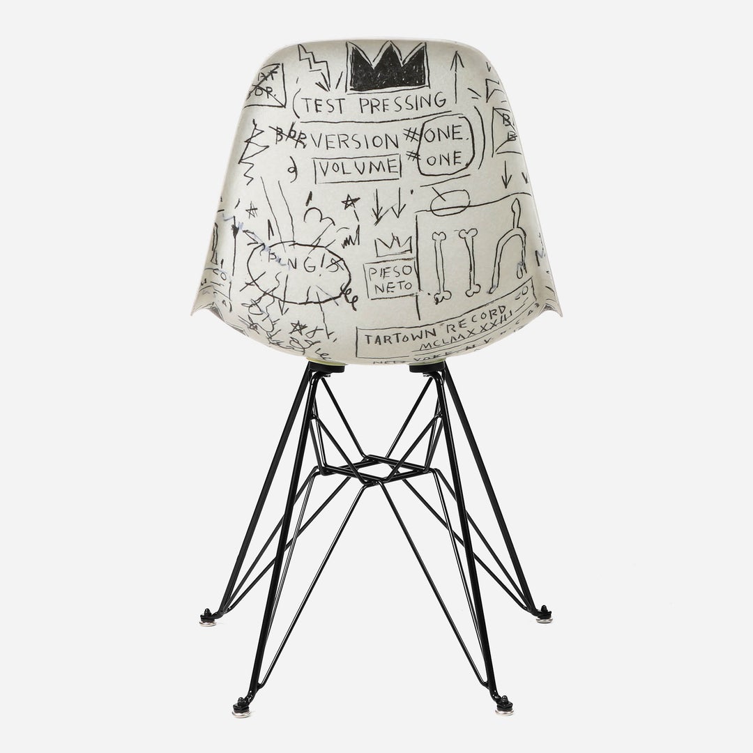 Jean-Michel Basquiat Case Study® Furniture Side Shell Eiffel Chair - Record