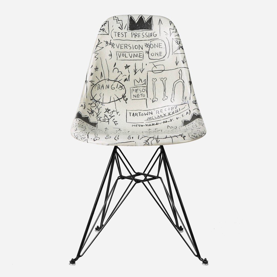 Jean-Michel Basquiat Case Study® Furniture Side Shell Eiffel Chair - Record