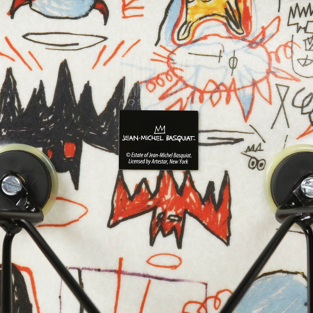 Jean-Michel Basquiat Case Study® Furniture Side Shell Eiffel Chair - Bats
