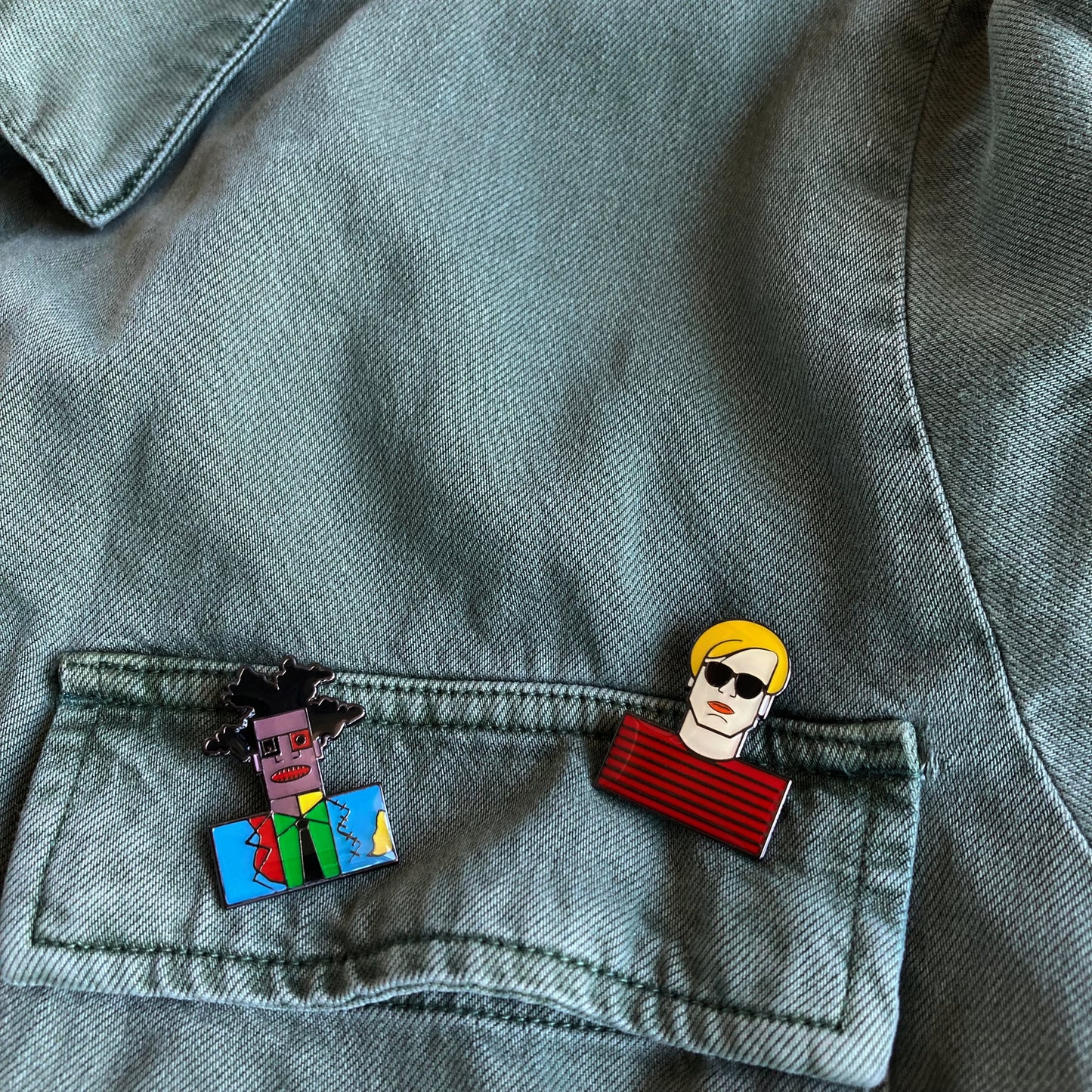 Andy Warhol Enamel Pin