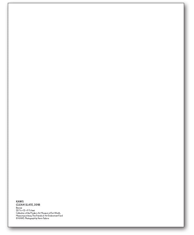 KAWS: CLEAN SLATE 11x14 MINI POSTER