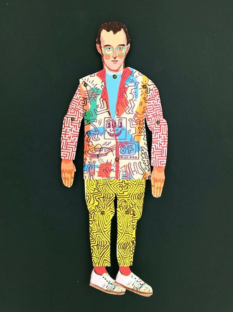 Keith Haring Cut and Make Puppet