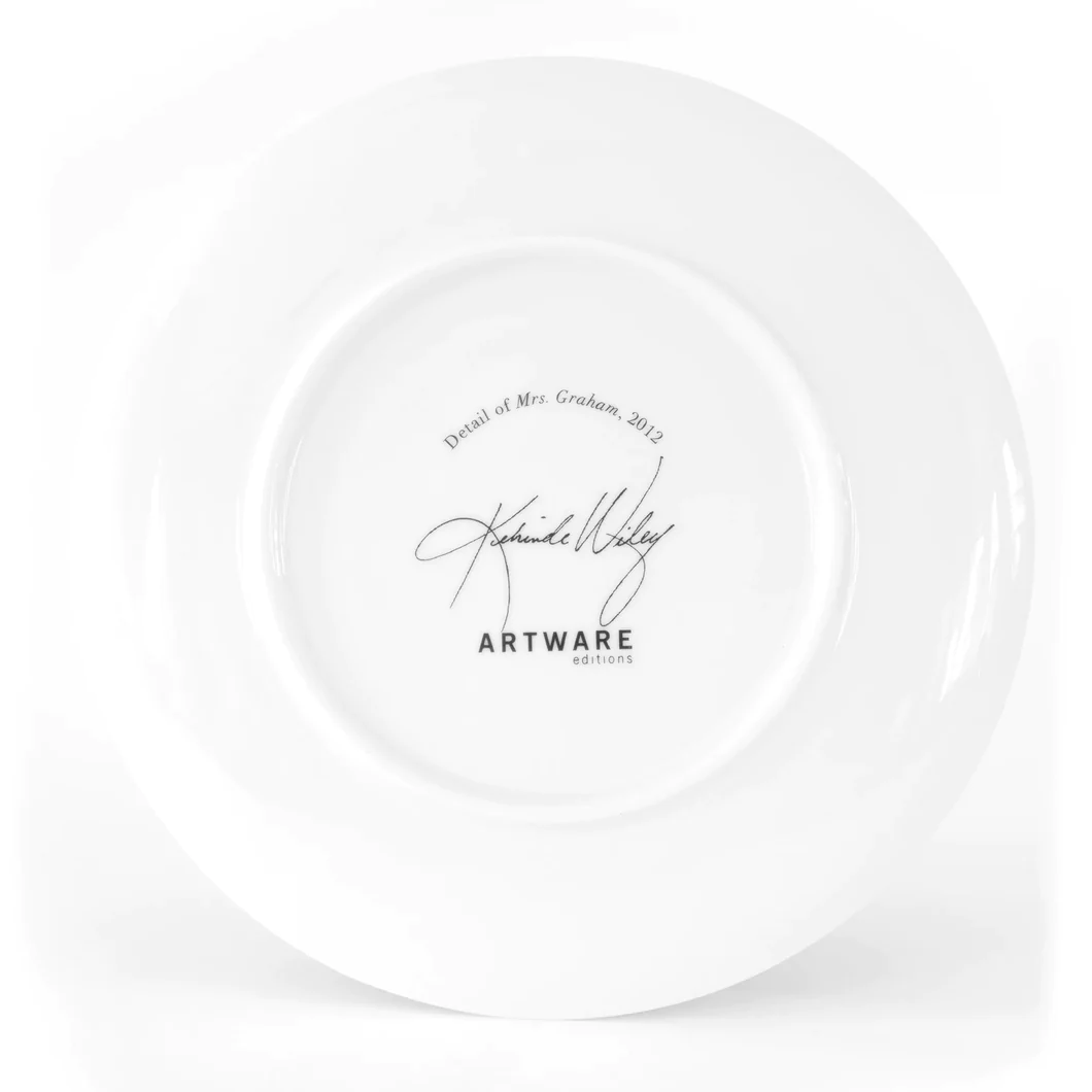 "Mrs. Graham" Plate by Kehinde Wiley