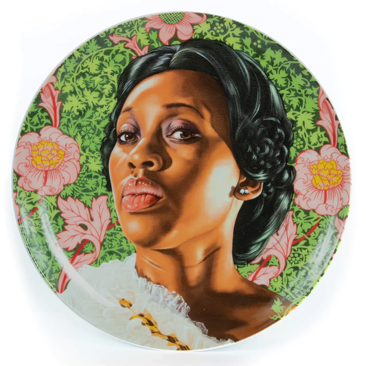 "Dacia Carter II" Plate by Kehinde Wiley