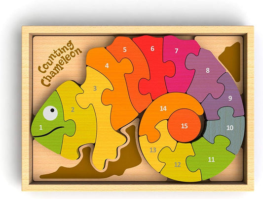 Counting Chameleon Bilingual Puzzle