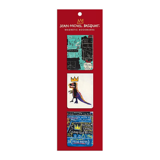 Jean-Michel Basquiat Magnetic Bookmarks, Set of 3
