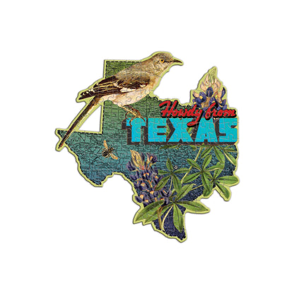 Wendy Gold Texas Shaped Mini Puzzle