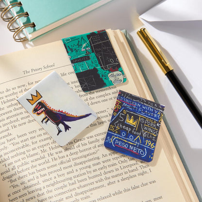 Jean-Michel Basquiat Magnetic Bookmarks, Set of 3
