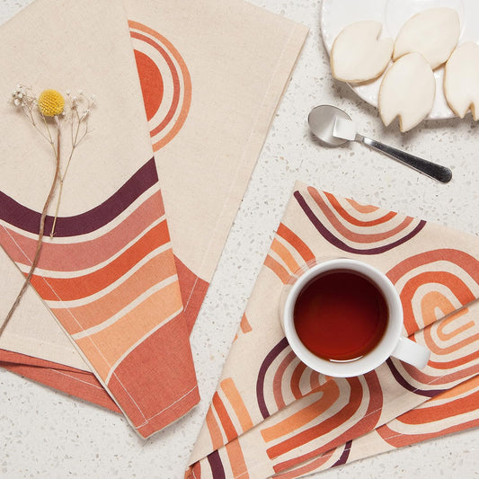 Solstice Cotton Linen Blend Kitchen, Set of 2