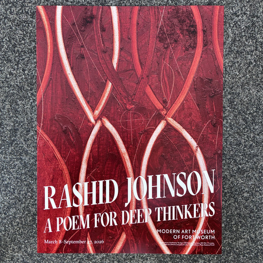 God Painting "The Spirit" by Rashid Johnson: Exhibition Poster Print