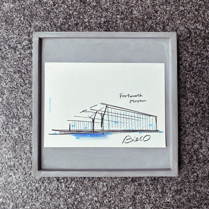 Tadao Ando architectural sketch