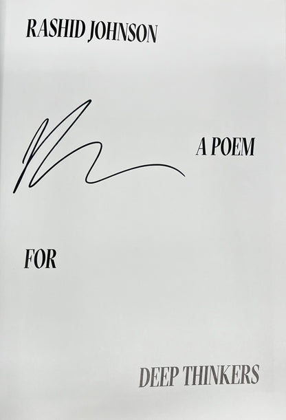 Rashid Johnson: A Poem for Deep Thinkers Exhibition Catalogue – SIGNED COPY
