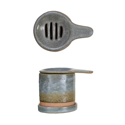 Pour Over Tea For One w/ Cup & Saucer