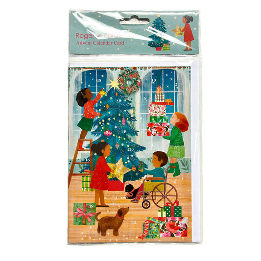 A Christmas Party Advent Calendar Card