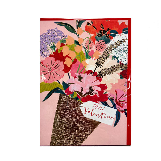 Valentine Bouquet Greeting Card
