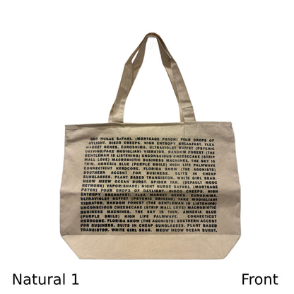 Freeman + Lowe Limited Edition Screen Printed Tote Bag