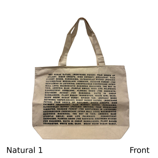 Freeman + Lowe Limited Edition Screen Printed Tote Bag