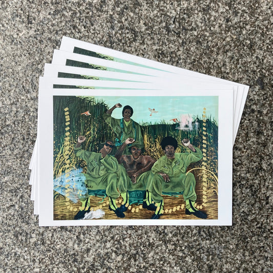 Jammie Holmes Postcard, "Lefty", Set of Five