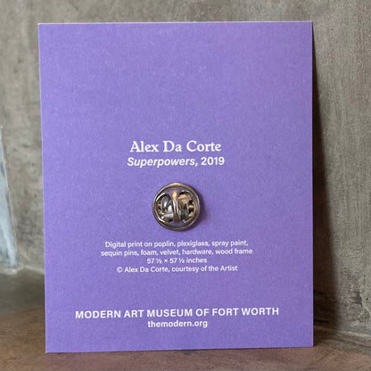 Alex Da Corte "Superpowers" Enamel Pin