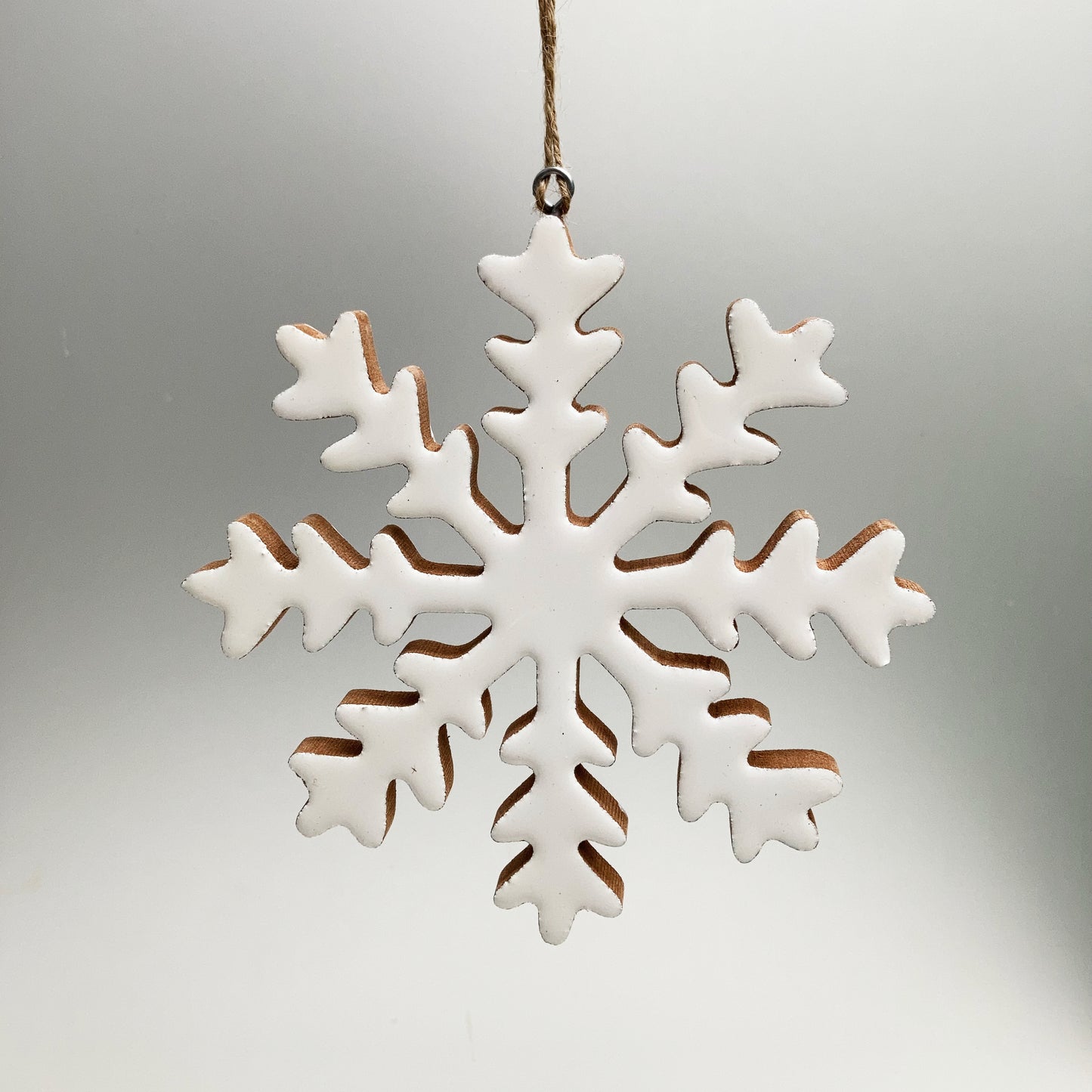 Glossy Snowflake Ornament