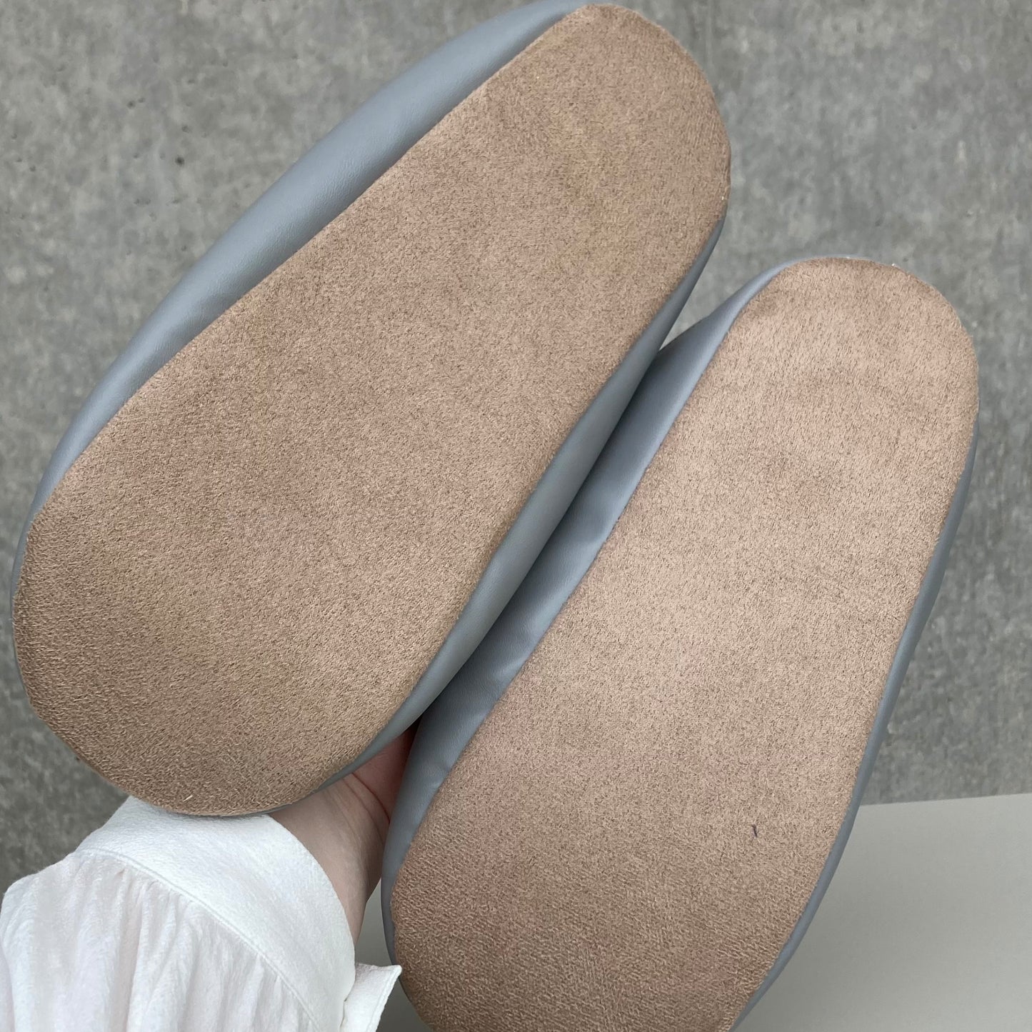 Faux Leather Slippers