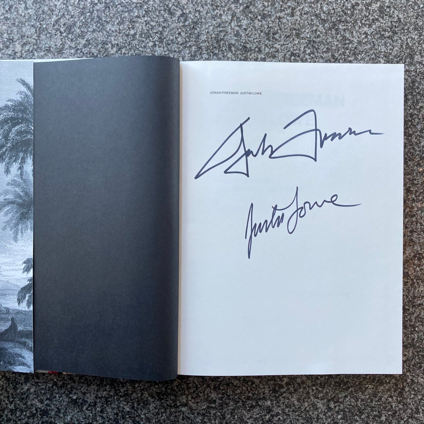 Jonah Freeman + Justin Lowe - with Screen Printed Dust Jacket - SIGNED