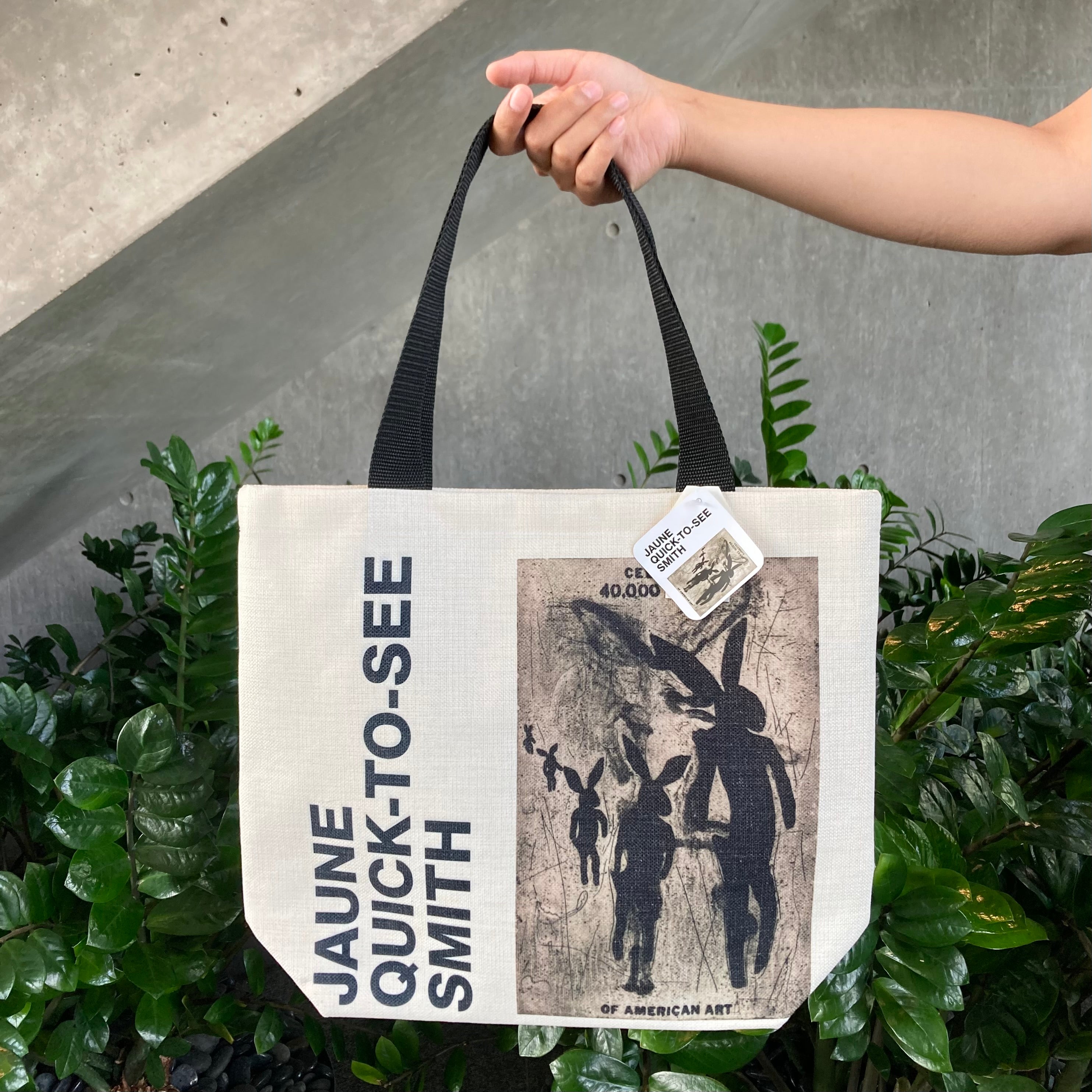 Jaune Quick to See Smith Canvas Tote Bag