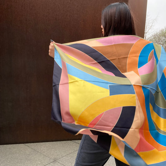 Frank Stella Silk Scarf