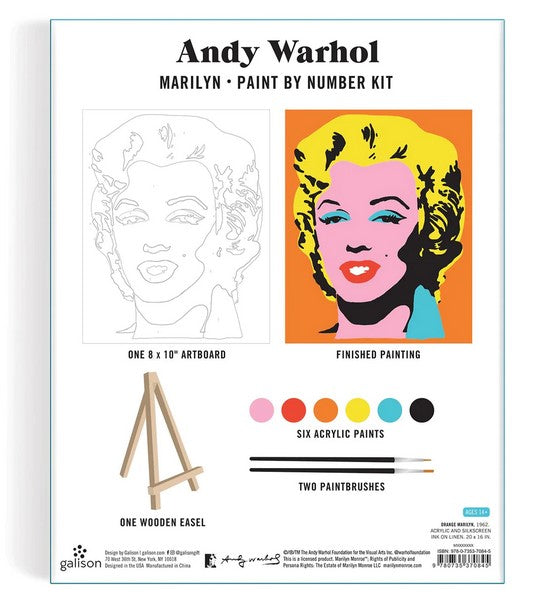 Andy Warhol Marilyn Paint By Number Kit