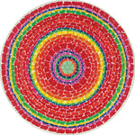 Alma Thomas: Springtime 500-Piece Circular Jigsaw Puzzle
