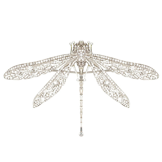 Pave Dragonfly Brooch by Bill Skinner